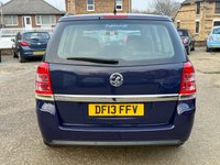 USED 2013 13 VAUXHALL ZAFIRA 1.6 16V Exclusiv MPV 5dr Petrol Manual Euro 5 (115 ps) 