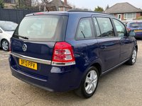 USED 2013 13 VAUXHALL ZAFIRA 1.6 16V Exclusiv MPV 5dr Petrol Manual Euro 5 (115 ps) 