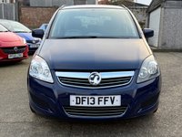 USED 2013 13 VAUXHALL ZAFIRA 1.6 16V Exclusiv MPV 5dr Petrol Manual Euro 5 (115 ps) 