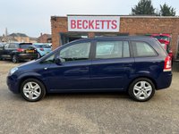 USED 2013 13 VAUXHALL ZAFIRA 1.6 16V Exclusiv MPV 5dr Petrol Manual Euro 5 (115 ps) 