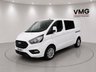 USED 2018 18 FORD TRANSIT CUSTOM 2.0 320 EcoBlue Limited Crew Van Double Cab 5dr Diesel Manual L2 H1 Euro 6 (6 Seat) (130 ps)  