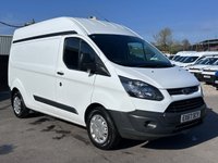 USED 2017 67 FORD TRANSIT CUSTOM 2.0 TDCi 340 Panel Van 5dr Diesel Manual L2 H2 (165 g/km, 128 bhp) 1 OWNER, LWB L2 H2 HIGH ROOF