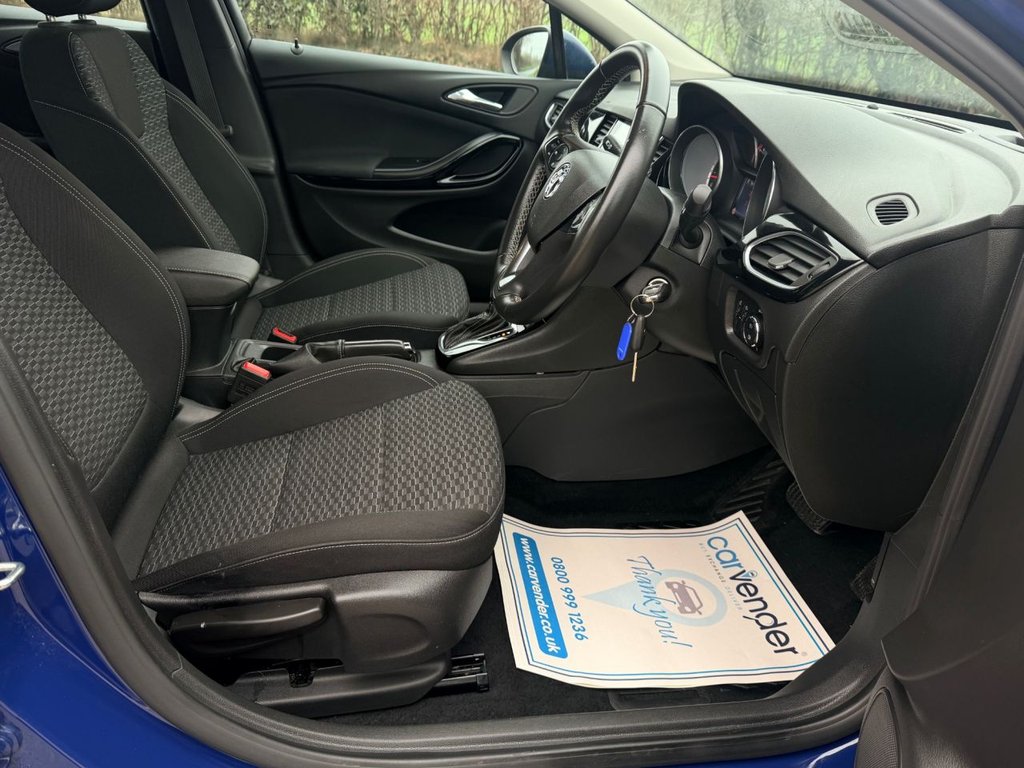 USED 2018 18 VAUXHALL ASTRA 1.4i Turbo SRi Nav Hatchback 5dr Petrol Auto Euro 6 (s/s) (150 ps) 8 Services|1 Owner|Camera|SatNav|Apple CarPlay/Android Auto|