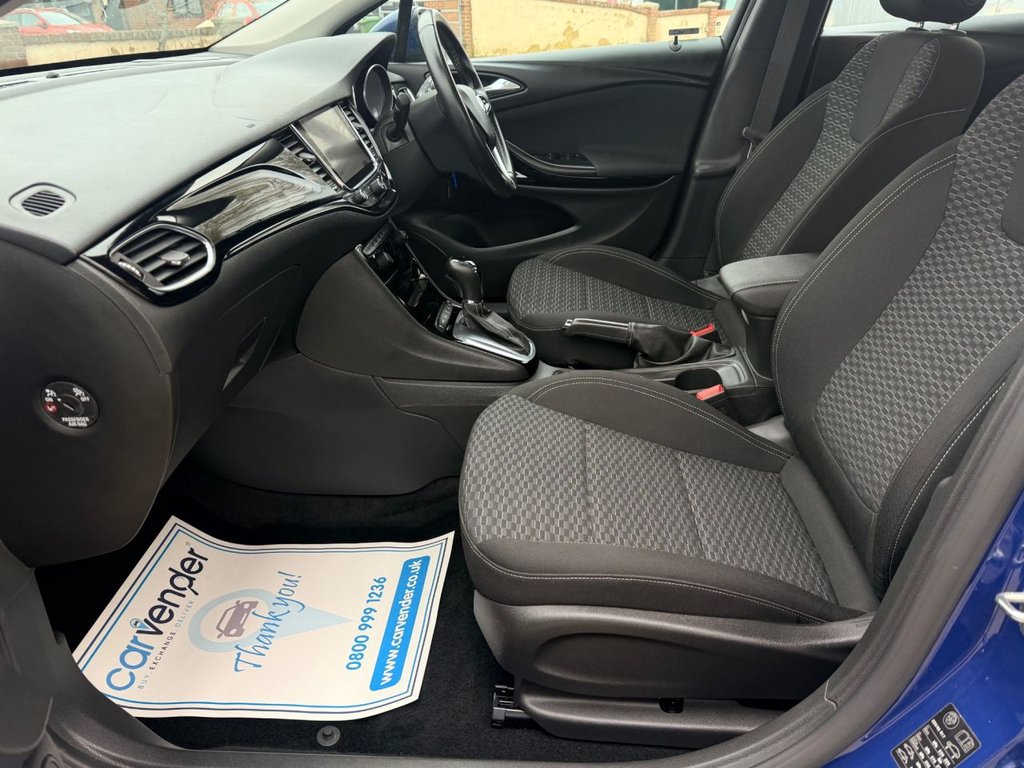 USED 2018 18 VAUXHALL ASTRA 1.4i Turbo SRi Nav Hatchback 5dr Petrol Auto Euro 6 (s/s) (150 ps) 8 Services|1 Owner|Camera|SatNav|Apple CarPlay/Android Auto|