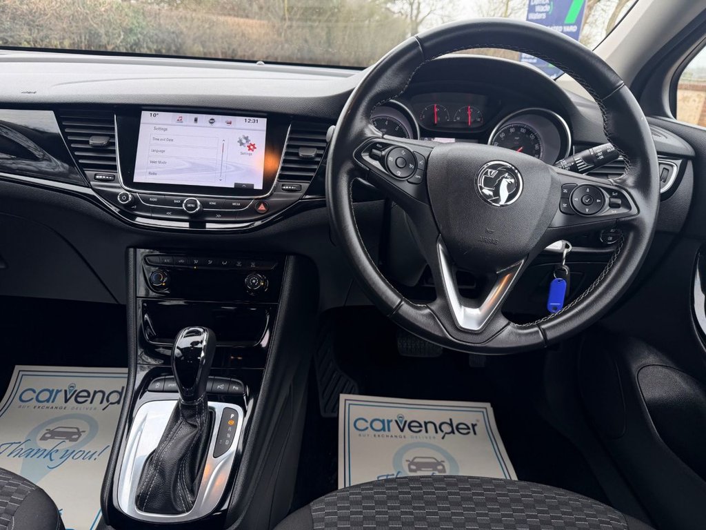 USED 2018 18 VAUXHALL ASTRA 1.4i Turbo SRi Nav Hatchback 5dr Petrol Auto Euro 6 (s/s) (150 ps) 8 Services|1 Owner|Camera|SatNav|Apple CarPlay/Android Auto|