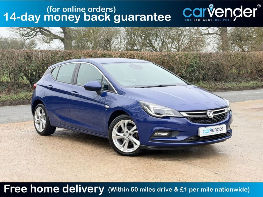 USED 2018 18 VAUXHALL ASTRA 1.4i Turbo SRi Nav Hatchback 5dr Petrol Auto Euro 6 (s/s) (150 ps) 8 Services|1 Owner|Camera|SatNav|Apple CarPlay/Android Auto|
