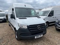 USED 2019 19 MERCEDES-BENZ SPRINTER 2.1 314 CDI Panel Van 5dr Diesel Manual RWD L3 H2 Euro 6 (143 ps) Bluetooth - ply lined - DAB