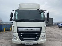 USED 2019 19 DAF CF 18T CURTAIN SIDED SLEEPER CAB WITH TUCK UNDER TAIL LIFT 