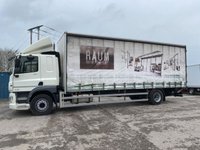 USED 2019 19 DAF CF 18T CURTAIN SIDED SLEEPER CAB WITH TUCK UNDER TAIL LIFT 