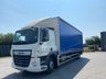 USED 2019 19 DAF CF 18T CURTAIN SIDED SLEEPER CAB WITH TUCK UNDER TAIL LIFT 