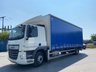 USED 2019 19 DAF CF 18T CURTAIN SIDED SLEEPER CAB WITH TUCK UNDER TAIL LIFT 