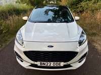 USED 2022 22 FORD KUGA 1.5 EcoBlue ST-Line X Edition SUV 5dr Diesel Automatic Euro 6 (s/s) (120 ps) + SERVICE HISTORY + 19" ALLOY WHEELS + AUTOMATIC GEARBOX + DAYTIME RUNNING LIGHTS + SUN ROOF + SATELLITE NAVIGATION + 1/2 LEATHER SEATS + HEATED FRONT SEATS + HEATED STEERING WHEEL + AUTO HEADLIGHTS + FRONT AND REAR PARKING SENSORS + REAR CAMERA + DUAL CLIMATE CONTROL + CRUISE CONTROL + BLUETOOTH / TELEPHONE PREPARATION + RADIO / USB / DAB / MP3 PLAYER + MUCH MUCH MORE...