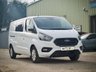 USED 2022 72 FORD TRANSIT CUSTOM 2.0 300 EcoBlue Limited Crew Van Double Cab 5dr Diesel Manual L2 H1 Euro 6 (s/s) (130 ps) Low Miles | Limited | Crew Van