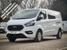 USED 2022 72 FORD TRANSIT CUSTOM 2.0 300 EcoBlue Limited Crew Van Double Cab 5dr Diesel Manual L2 H1 Euro 6 (s/s) (130 ps) Low Miles | Limited | Crew Van