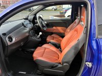 USED 2020 20 ABARTH 595 1.4 T-Jet Turismo 70th Hatchback 3dr Petrol Manual Euro 6 (165 bhp) 2 OWNERS FROM NEW* FIAT SERVICE HISTORY* SAT NAV* PARKING SENSORS* TRACTION CONTROL* AIR CON* SPORT STEERING MODE* PODIUM BLUE* ABARTH SPORT TAN LEATHER* BLUETOOTH PHONE AND AUDIO* DAB