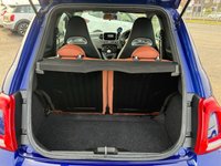 USED 2020 20 ABARTH 595 1.4 T-Jet Turismo 70th Hatchback 3dr Petrol Manual Euro 6 (165 bhp) 2 OWNERS FROM NEW* FIAT SERVICE HISTORY* SAT NAV* PARKING SENSORS* TRACTION CONTROL* AIR CON* SPORT STEERING MODE* PODIUM BLUE* ABARTH SPORT TAN LEATHER* BLUETOOTH PHONE AND AUDIO* DAB