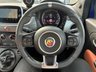 USED 2020 20 ABARTH 595 1.4 T-Jet Turismo 70th Hatchback 3dr Petrol Manual Euro 6 (165 bhp) 2 OWNERS FROM NEW* FIAT SERVICE HISTORY* SAT NAV* PARKING SENSORS* TRACTION CONTROL* AIR CON* SPORT STEERING MODE* PODIUM BLUE* ABARTH SPORT TAN LEATHER* BLUETOOTH PHONE AND AUDIO* DAB