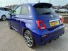 USED 2020 20 ABARTH 595 1.4 T-Jet Turismo 70th Hatchback 3dr Petrol Manual Euro 6 (165 bhp) 2 OWNERS FROM NEW* FIAT SERVICE HISTORY* SAT NAV* PARKING SENSORS* TRACTION CONTROL* AIR CON* SPORT STEERING MODE* PODIUM BLUE* ABARTH SPORT TAN LEATHER* BLUETOOTH PHONE AND AUDIO* DAB
