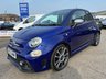 USED 2020 20 ABARTH 595 1.4 T-Jet Turismo 70th Hatchback 3dr Petrol Manual Euro 6 (165 bhp) 2 OWNERS FROM NEW* FIAT SERVICE HISTORY* SAT NAV* PARKING SENSORS* TRACTION CONTROL* AIR CON* SPORT STEERING MODE* PODIUM BLUE* ABARTH SPORT TAN LEATHER* BLUETOOTH PHONE AND AUDIO* DAB