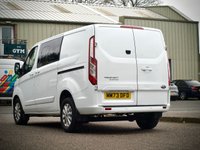 USED 2023 73 FORD TRANSIT CUSTOM 2.0 300 EcoBlue Limited Crew Van Double Cab 5dr Diesel Manual L1 H1 Euro 6 (s/s) (130 ps) Crew Cab | Low Miles | Air Con