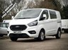 USED 2023 73 FORD TRANSIT CUSTOM 2.0 300 EcoBlue Limited Crew Van Double Cab 5dr Diesel Manual L1 H1 Euro 6 (s/s) (130 ps) Crew Cab | Low Miles | Air Con