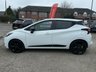 USED 2022 22 NISSAN MICRA 1.0 IG-T N-Sport Hatchback 5dr Petrol XTRON Euro 6 (s/s) (92 ps) Finished in GLAZE WHITE with CHARCOAL LEATHER/ALCANTARA SPORTS TRIM. This is a great looking new shape Automatic Micra. It is stylish, economical and a joy to drive. Perfect for the small to mid sized family. Features include Sat Nav, Rear View Camera, DAB Radio, B/Tooth, Cruise Control, Keyless Start, Alloys Front Fogs and more. Serviced at 2367 miles, 13183 miles, and at 30528 miles on 12/2/2026.
