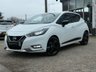 USED 2022 22 NISSAN MICRA 1.0 IG-T N-Sport Hatchback 5dr Petrol XTRON Euro 6 (s/s) (92 ps) Finished in GLAZE WHITE with CHARCOAL LEATHER/ALCANTARA SPORTS TRIM. This is a great looking new shape Automatic Micra. It is stylish, economical and a joy to drive. Perfect for the small to mid sized family. Features include Sat Nav, Rear View Camera, DAB Radio, B/Tooth, Cruise Control, Keyless Start, Alloys Front Fogs and more. Serviced at 2367 miles, 13183 miles, and at 30528 miles on 12/2/2026.