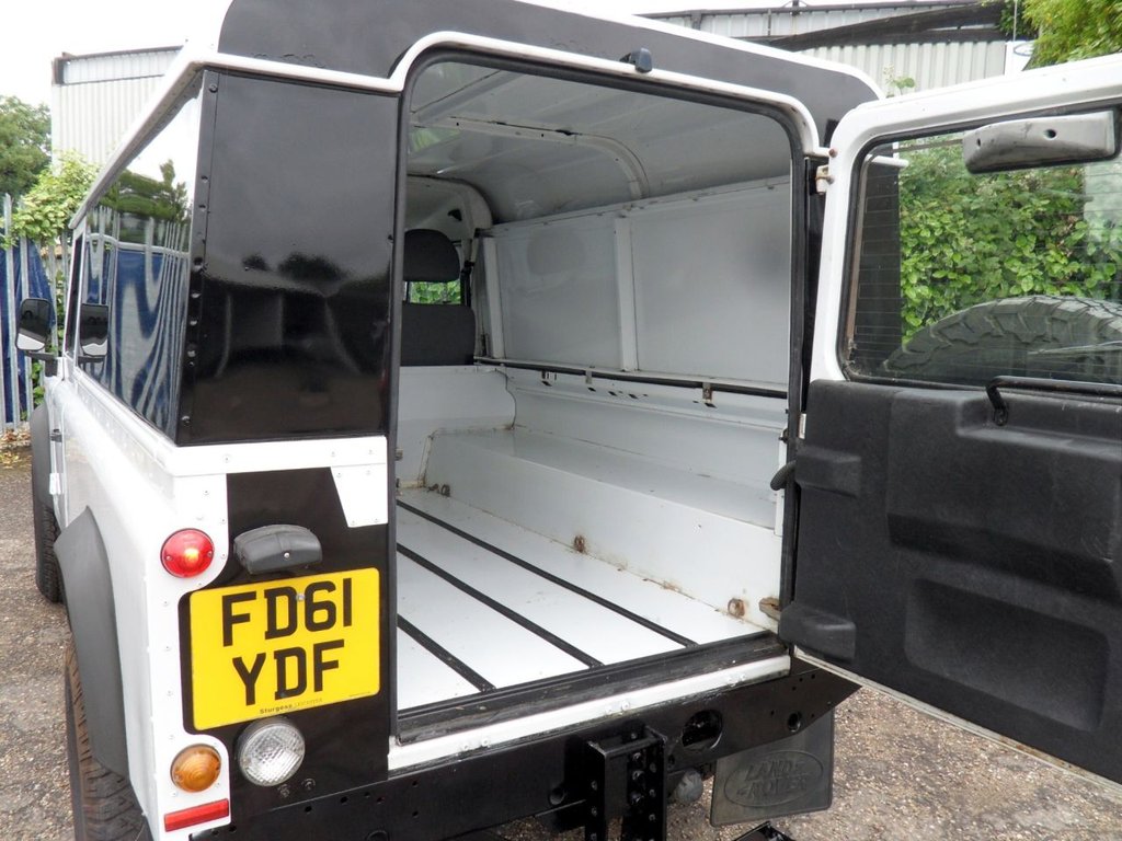 USED 2012 61 LAND ROVER DEFENDER 2.2 TDCi Hard Top SUV 3dr Diesel Manual 4WD MWB Euro 5 (122 ps) 1 Owner Full History &pound;17k No Vat