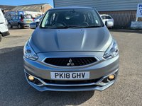 USED 2018 18 MITSUBISHI MIRAGE 1.2 Juro Hatchback 5dr Petrol Manual Euro 6 (s/s) (79 ps) 2 OWNERS FROM NEW* 4 STAMP SERVICE HISTORY* PARKING SENSORS* CRUISE CONTROL* HEATED SEATS* AUTO START / STOP* AIR CON* BLUETOOTH PHONE AND AUDIO* AUX* USB* REMOTE CENTRAL LOCKING WITH 2 KEYS