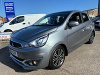 USED 2018 18 MITSUBISHI MIRAGE 1.2 Juro Hatchback 5dr Petrol Manual Euro 6 (s/s) (79 ps) 2 OWNERS FROM NEW* 4 STAMP SERVICE HISTORY* PARKING SENSORS* CRUISE CONTROL* HEATED SEATS* AUTO START / STOP* AIR CON* BLUETOOTH PHONE AND AUDIO* AUX* USB* REMOTE CENTRAL LOCKING WITH 2 KEYS