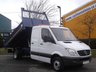 USED 2009 59 MERCEDES-BENZ SPRINTER 516Cdi D/Cab Tipper [ Low Mileage 32K Automatic ] Free UK Delivery  