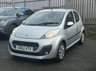 USED 2012 62 PEUGEOT 107 1.0 12V Active Hatchback 5dr Petrol Manual Euro 5 (68 ps) Low Milage 6 Month Warranty