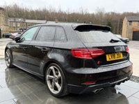 USED 2018 18 AUDI S3 2.0 TFSI Black Edition Sportback 5dr Petrol S Tronic quattro Euro 6 (s/s) (310 ps) PARK ASSIST BLUETOOTH AUDIO DAB