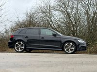USED 2018 18 AUDI S3 2.0 TFSI Black Edition Sportback 5dr Petrol S Tronic quattro Euro 6 (s/s) (310 ps) PARK ASSIST BLUETOOTH AUDIO DAB