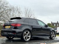 USED 2018 18 AUDI S3 2.0 TFSI Black Edition Sportback 5dr Petrol S Tronic quattro Euro 6 (s/s) (310 ps) PARK ASSIST BLUETOOTH AUDIO DAB