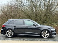 USED 2018 18 AUDI S3 2.0 TFSI Black Edition Sportback 5dr Petrol S Tronic quattro Euro 6 (s/s) (310 ps) PARK ASSIST BLUETOOTH AUDIO DAB