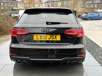 USED 2018 18 AUDI S3 2.0 TFSI Black Edition Sportback 5dr Petrol S Tronic quattro Euro 6 (s/s) (310 ps) PARK ASSIST BLUETOOTH AUDIO DAB