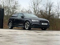 USED 2018 18 AUDI S3 2.0 TFSI Black Edition Sportback 5dr Petrol S Tronic quattro Euro 6 (s/s) (310 ps) PARK ASSIST BLUETOOTH AUDIO DAB