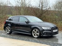 USED 2018 18 AUDI S3 2.0 TFSI Black Edition Sportback 5dr Petrol S Tronic quattro Euro 6 (s/s) (310 ps) PARK ASSIST BLUETOOTH AUDIO DAB