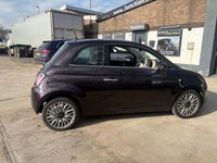USED 2015 15 FIAT 500 0.9 TwinAir Cult Hatchback 3dr Petrol Manual Euro 6 (s/s) (85 bhp) GLASS ROOF**CARAMEL LEATHER