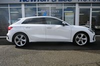 USED 2022 22 AUDI A3 1.0 TFSI 30 S line Sportback 5dr Petrol Manual Euro 6 (s/s) (110 ps) ***APPLE CARPLAY/ANDROID AUTO***