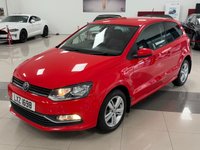 USED 2017 VOLKSWAGEN POLO 1.0 Match Edition Hatchback 3dr Petrol Manual Euro 6 (s/s) (60 ps) FULL &COMPLETE SERVICE HISTORY + STUNNING CLEAN EXAMPLE 9 SERVICES!