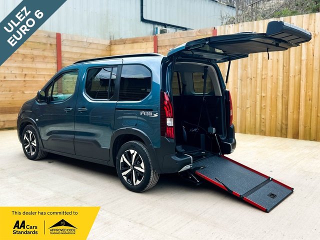 View our Peugeot Rifter 3 Seat Auto Wheelchair Accessible Disabled Access Vehicle WAV