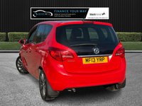 USED 2013 13 VAUXHALL MERIVA 1.4 16V SE MPV 5dr Petrol Manual Euro 5 (100 ps) HERE AT MOTOR SWITCH YOUR NEW MOTOR IS JUST A SWITCH AWAY WITH THIS VAUXHALL MERIVA 16V SE MPV 5DR 1.4 PETROL MANUAL EURO 5, THIS VEHICLE IS A PART EX TO CLEAR, HAS A MOT UNTIL 11TH JANUARY 2027, HAS ALSO HAD THE TIMING BELT AND WATER PUMP CHNAGED AT 40256 MILES, AND WILL BE FRESHLY SERVICED BEFORE IT LEAVES US TO BRING IT BACK UP TO DATE, WITH 1 FORMER KEEPER, HPI CLEAR, MILEAGE CHECKED, FULLY VALETED USING AUTO SMART PRODUCTS,