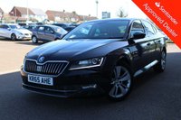 USED 2015 65 SKODA SUPERB 2.0 TDI SE L Executive Hatchback 5dr Diesel DSG Auto 6Spd 4WD Euro 6 (s/s) (190 ps) - EURO 6 - ULEZ, COLUMBUS NAV, HTD/LEATHER, DIGITAL DASH, LEDS, APPLE/ANDROID CARPLAY, 18" ALLOYS, CRUISE, DAB & BLUETOOTH