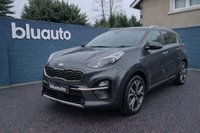 USED 2019 19 KIA SPORTAGE 1.6 T-GDi GT-Line SUV 5dr Petrol DCT AWD Euro 6 (s/s) (174 bhp) Dual zone climate control A/C, Full black leather interior, Satellite navigation, Cruise control, Bluetooth, Voice control, USB input, Heated front and rear seats, Lane departure warning, Keyless drive, Auto wipers, Different drive modes, Heated Power folding wingmirrors, Auto dimming rearview mirror, DAB radio, LED daytime running lights, Rear parking camera, Front & Rear parking sensors, Auto xenon headlights, 19" Alloy wheels, Apple carplay, Android auto.