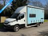 USED 2017 17 IVECO DAILY 3.0D HPI 21V 70C 3450 HiMatic AUTOMATIC Euro 6 (205 ps) MWB L2 15FT CURTAINSIDER AIR CON+CRUISE+7 TONNE+