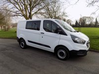 USED 2021 71 FORD TRANSIT CUSTOM Crew Van, 6 Seats, Comes with Cambelt Service, NO VAT 