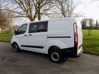 USED 2021 71 FORD TRANSIT CUSTOM Crew Van, 6 Seats, Comes with Cambelt Service, NO VAT 