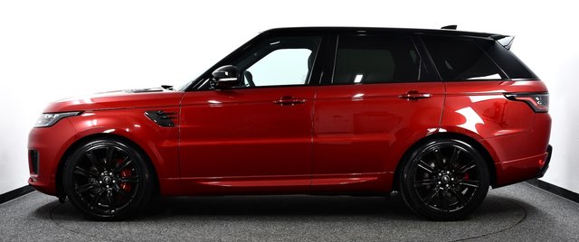 USED 2021 21 LAND ROVER RANGE ROVER SPORT 3.0 P400 MHEV HST SUV 5dr Petrol Auto 4WD Euro 6 (s/s) (400 ps) FSH | Carbon Ext Pk | Pan Roof